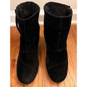 EUC TOMS Women’s Desert Wedge High Bootie - 9.5